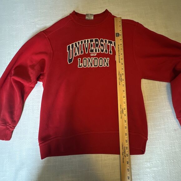 Starworld University‎ Of London Red Sweatshirt Men’s / Adult Size Medium - Picture 7 of 10